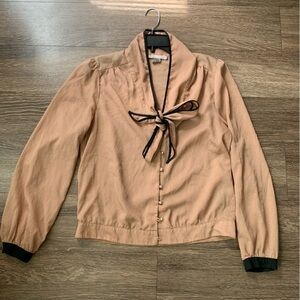Forever 21 tie blouse